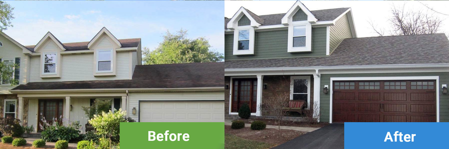 Exterior Renovations Before & After 